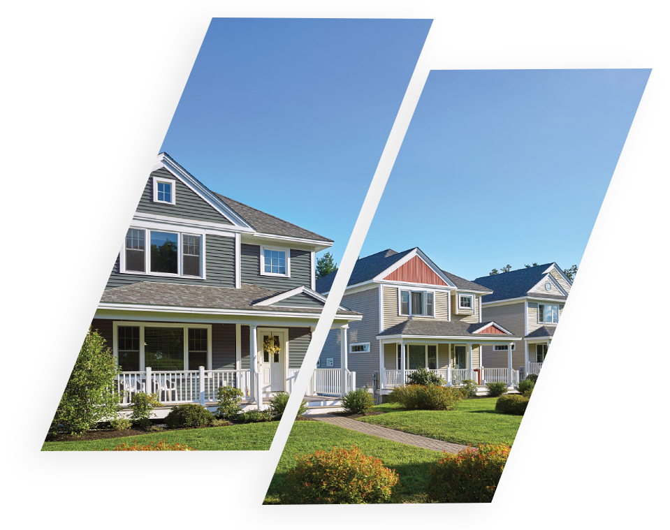 A row of houses | Siding Contractor