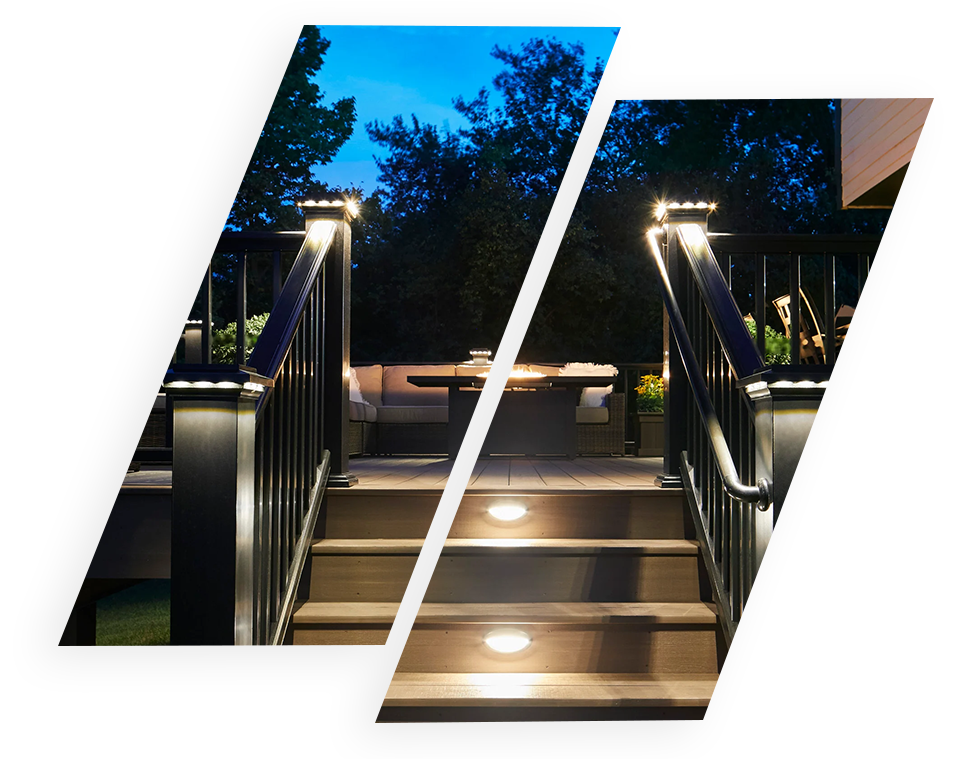 Stairs leading to a deck | Deck Builders