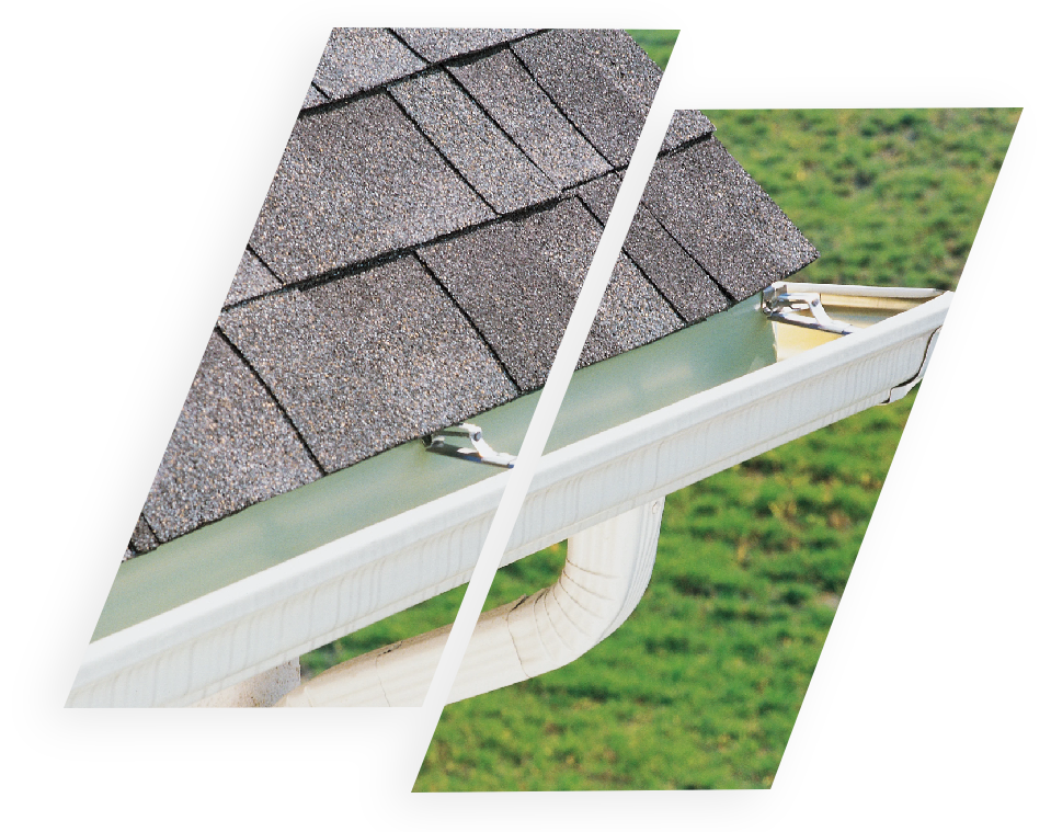A house’s gutters | Gutter Replacement Services